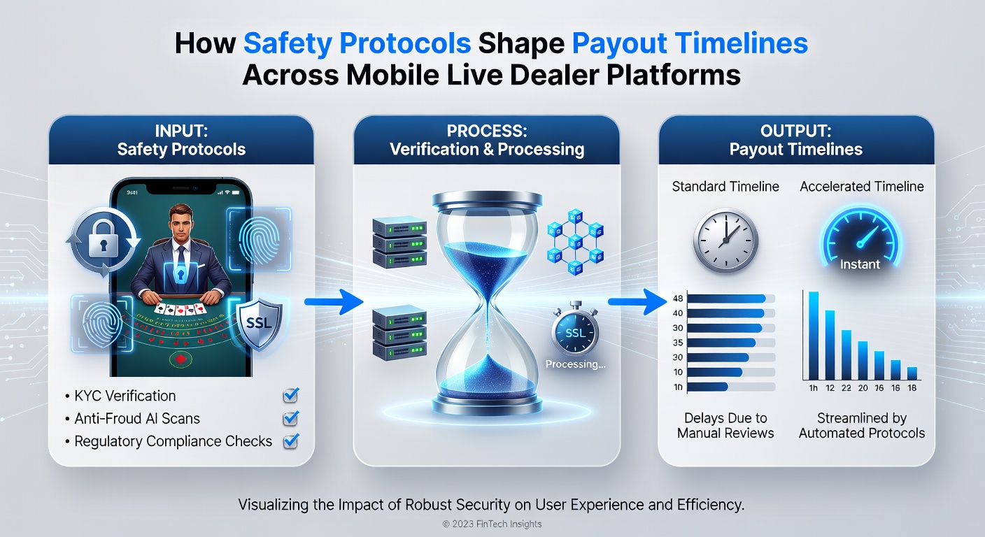 Mobile live dealer interface showing secure payment verification screen