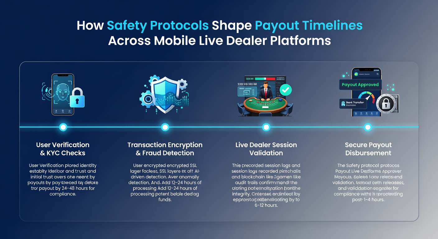 Secure transaction flow diagram for live dealer payouts on mobile