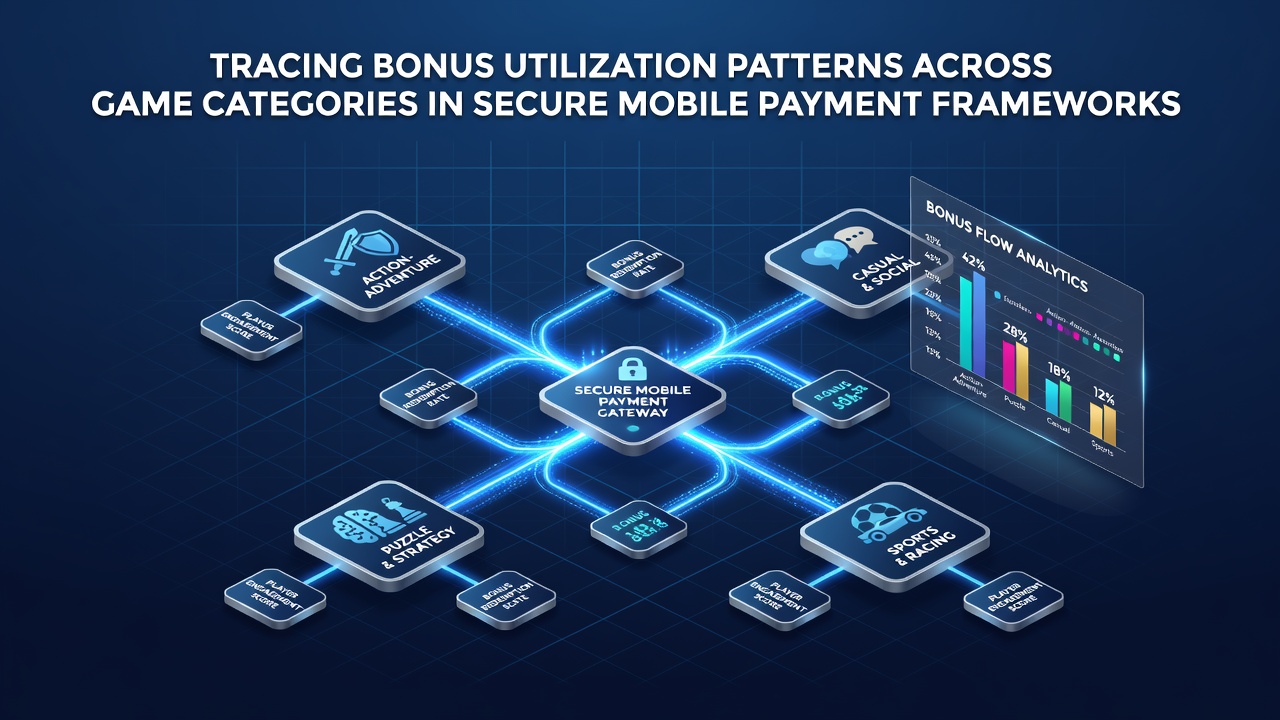 Mobile payment interface showing bonus tracking across slot and table game categories in a secure app environment